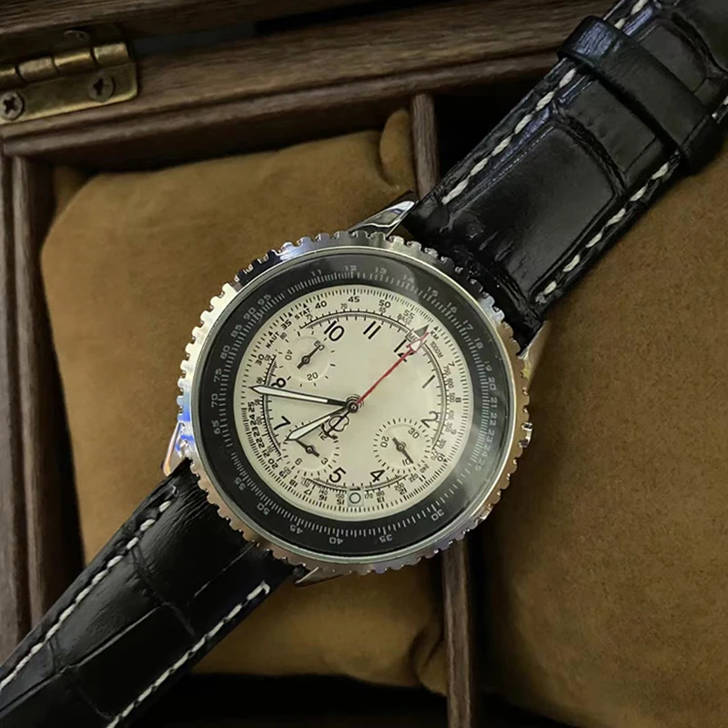 Часы наручные мужские с маленьким циферблатом многофункциональные кварцевые