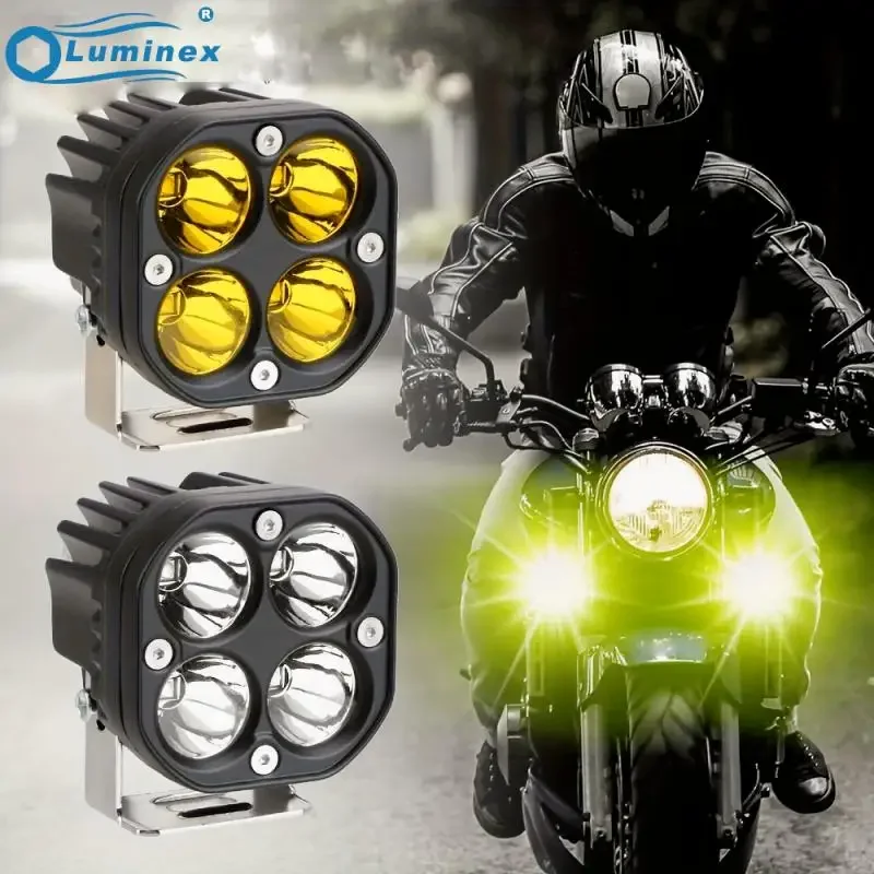 2 шт. 3-дюймовые светодиодные прожекторы рабочие фары 80 Вт противотуманные для