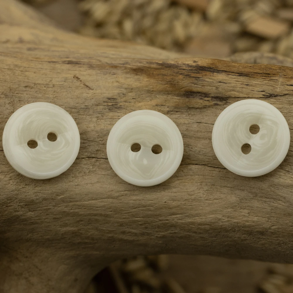 

10pcs Beige Fisheye Shirt Resin Polyester Imitation Corozo Buttons For Clothing Sewing Accessories Cardigan sweater Polo Button