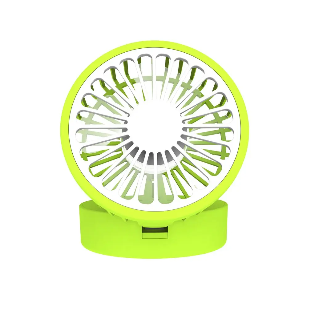 

Fresh Lemon Cooling Fan Portable Foldable Desk Table Fan Quiet USB Rechargeable Summer Desktop Cooling Fan For Home Office