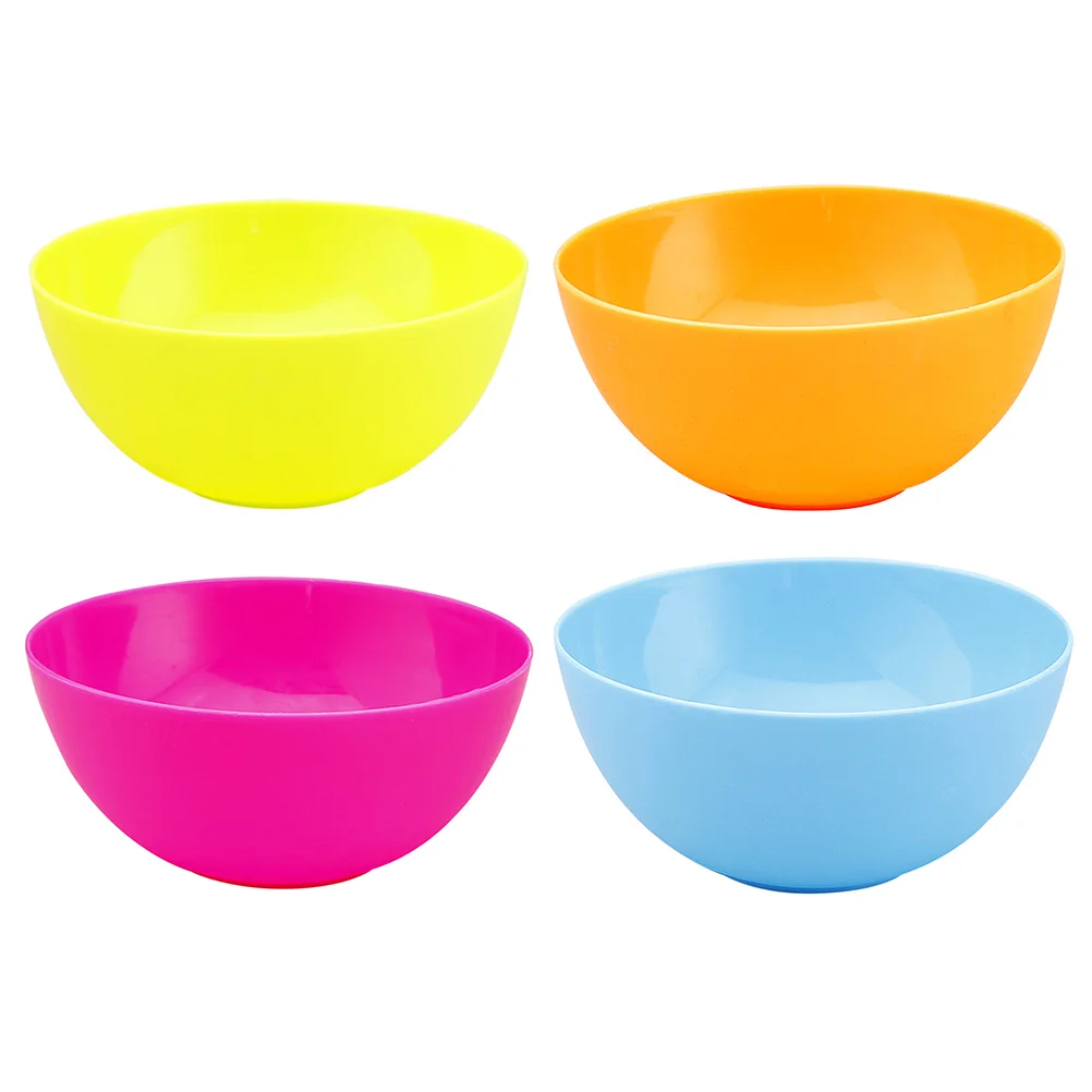 

4pcs Kids Children Dinner Bowl Anti- scalding Bowl Bowl Dining Bowl for Kids Toddlers ( Mixed Color )