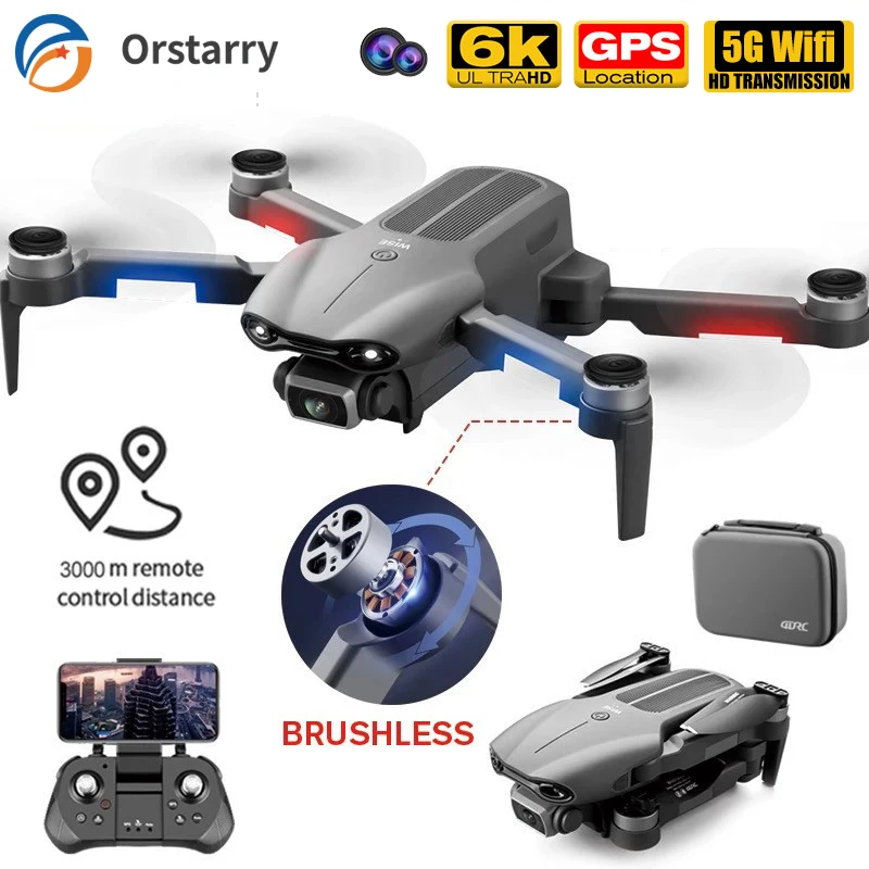 Мини-Квадрокоптер F9 складной с GPS 6K двойная HD-камера |