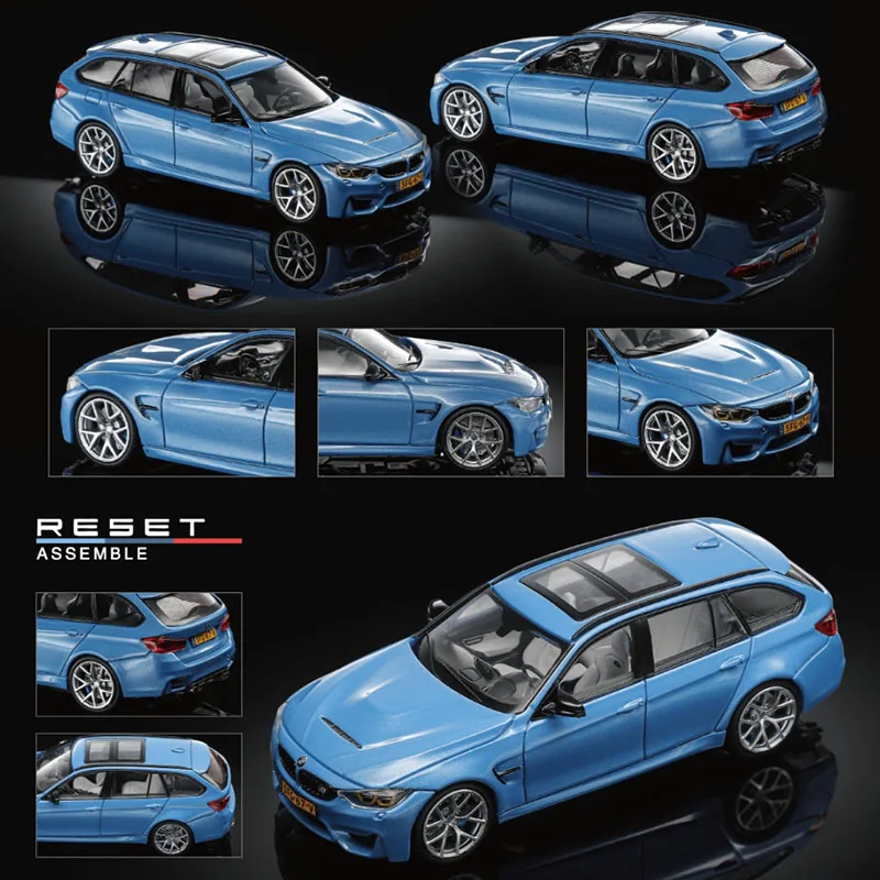 Предзаказ: Коллекционная модель автомобиля BMW M3 F81 Touring в масштабе 1:64, классический универсал, игрушка для мальчиков, украшение, рождественский подарок (art.: 3920da665f72f) - 3920da665f72f