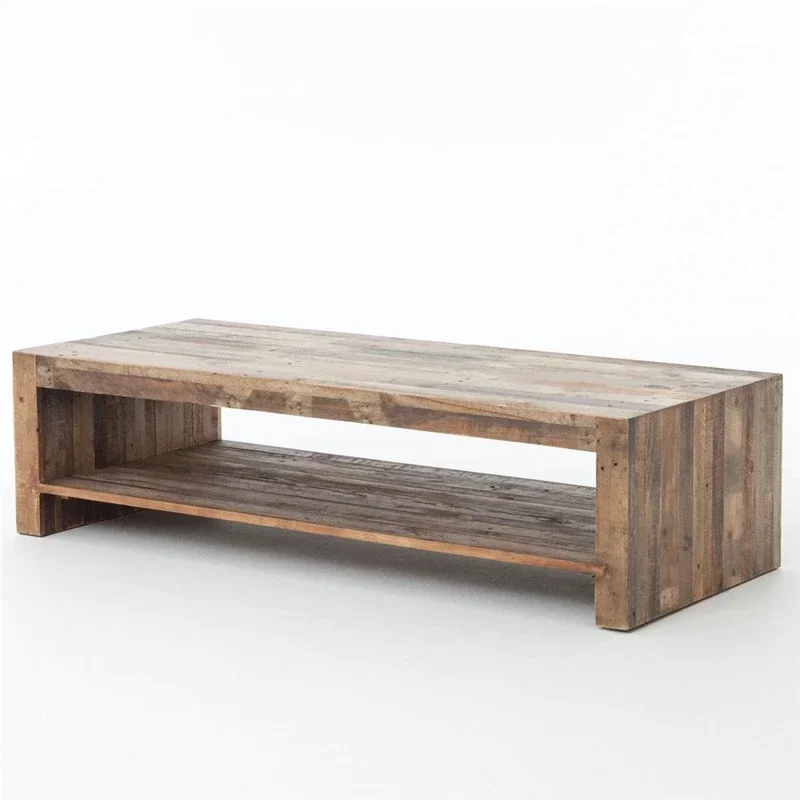 Винтажная деревянная мебель деревянный чайный столик из старой древесины