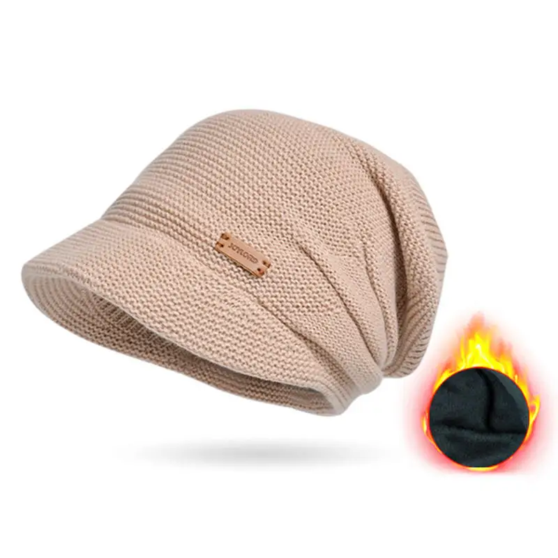 Осень-зима мягкая плюшевая вязаная шапка для женщин и девочек теплые утолщенные