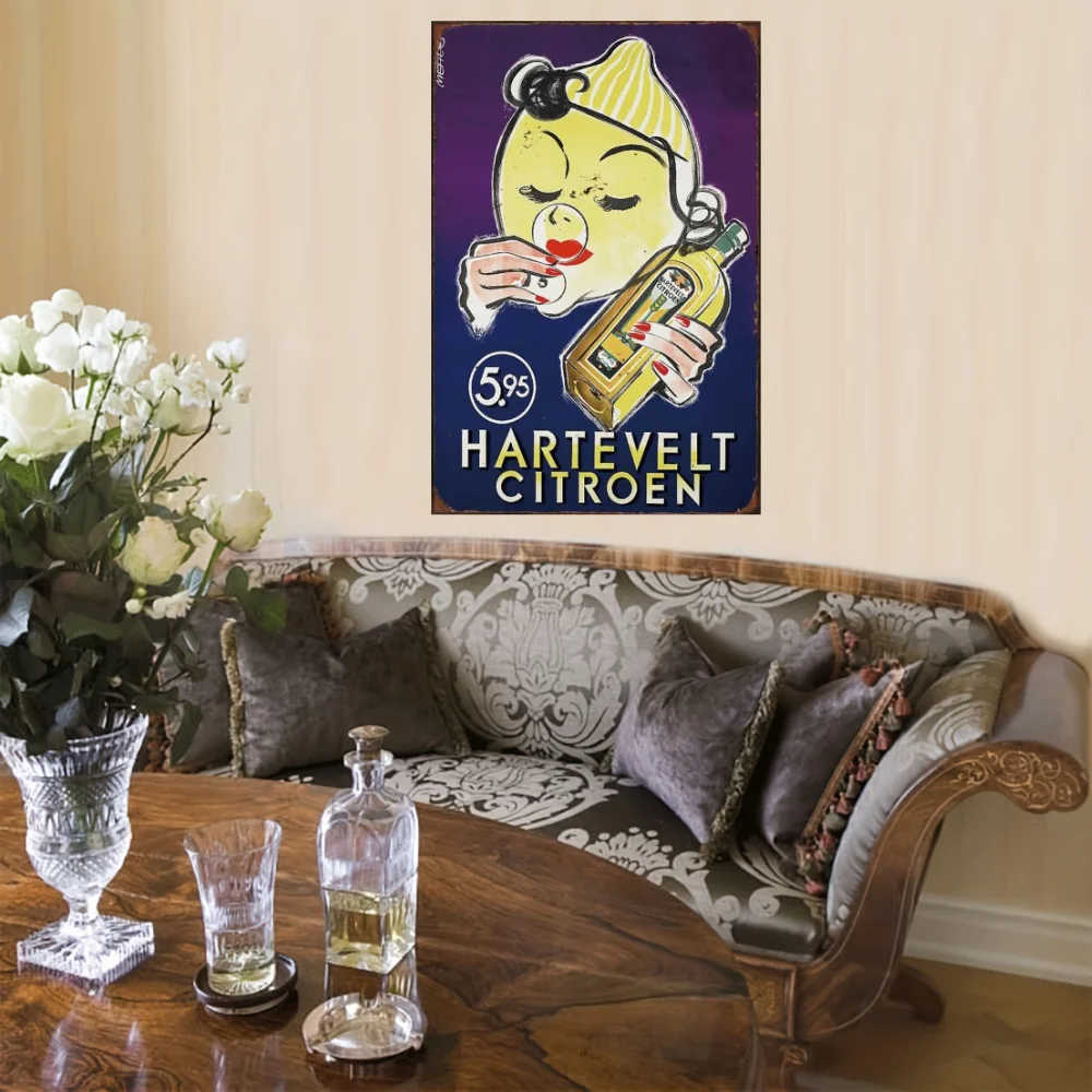 Яркий винтажный металлический знак от бренда Beer декоративный плакат Настенный