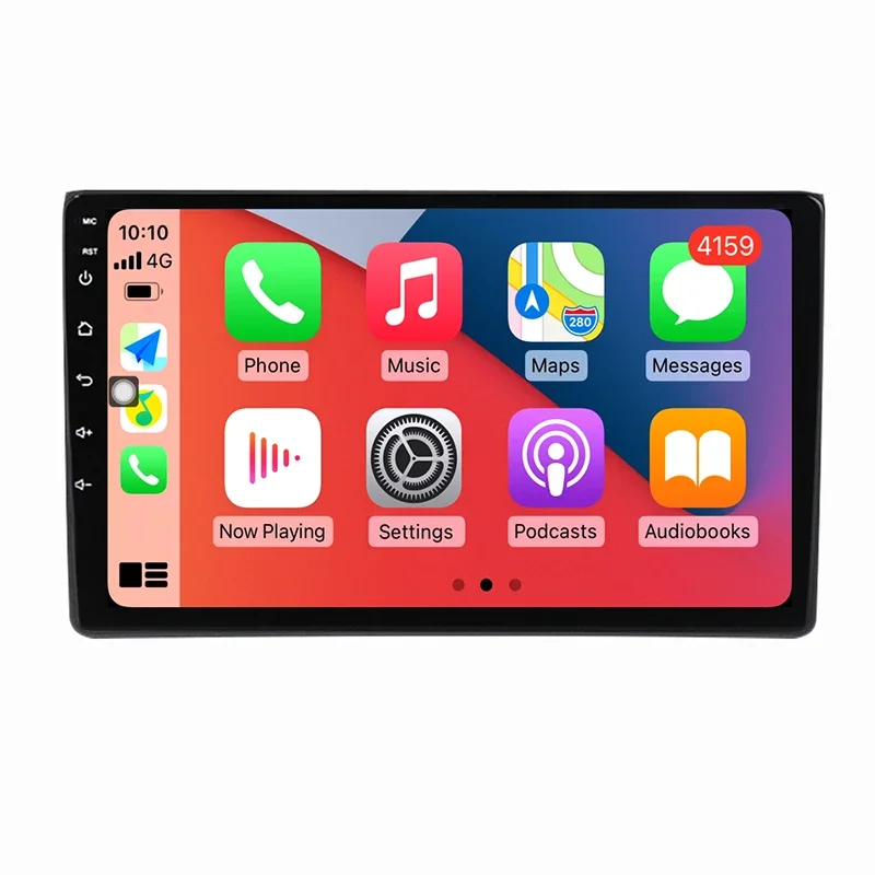 Audi A4 B6 B7 S4 SEAT Exeo 9-дюймовая Стереосистема Приборной Панели С Монтажным Комплектом