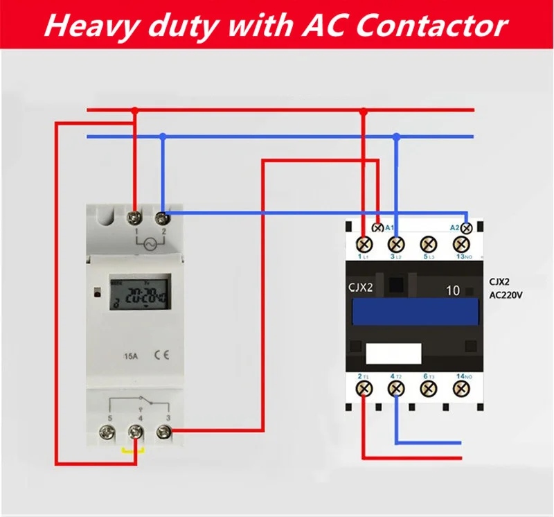 Цифровой таймер питания с ЖК-дисплеем переменного тока 220 В программируемое реле