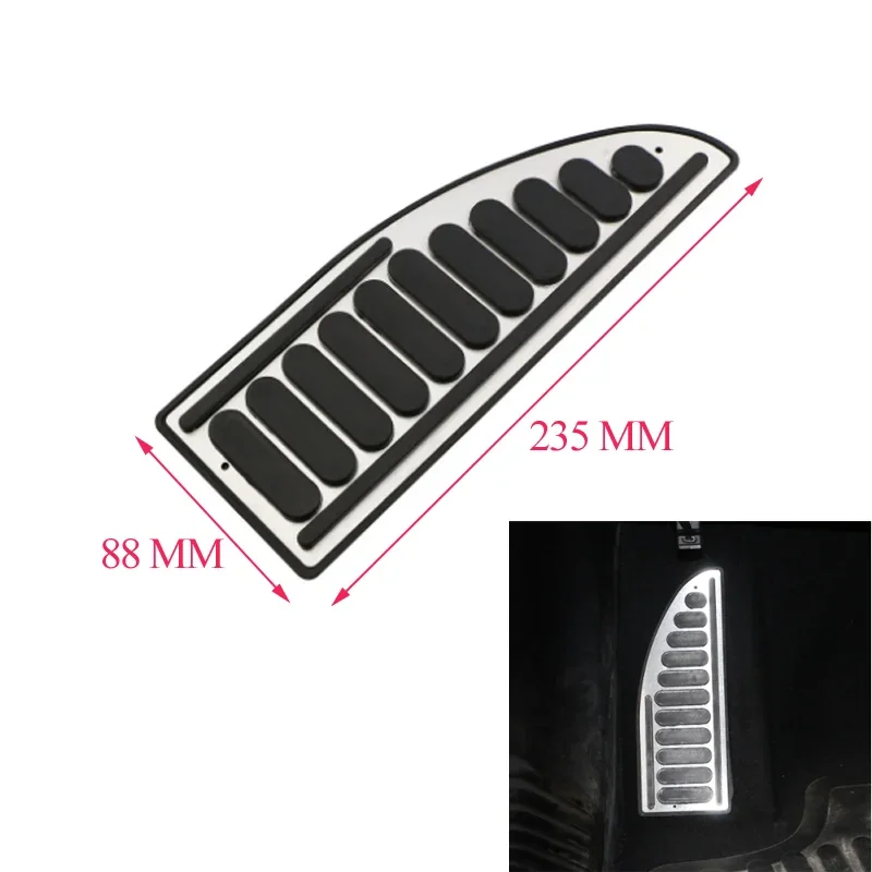 Фото Накладки на педали для Ford Focus, Fiesta, Mondeo, Escape, S-Max, C-Max; накладки на педали для Jeep Compass; накладки на подставки для ног. №2