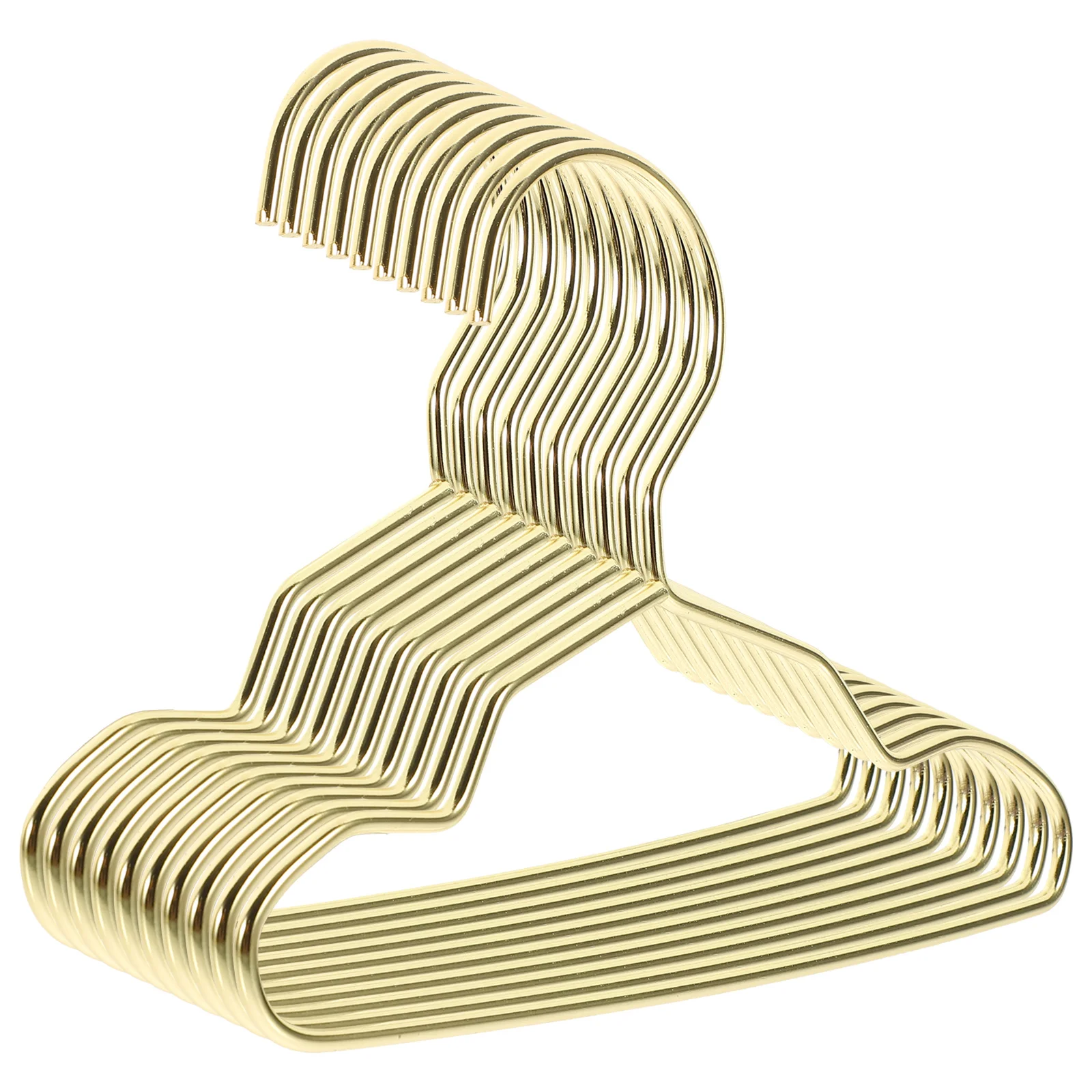10 Pcs Pet Hanger Portable Dog Clothes Hangers Baby Coat Golden Retriever Metal Supplies Small Cat Mini