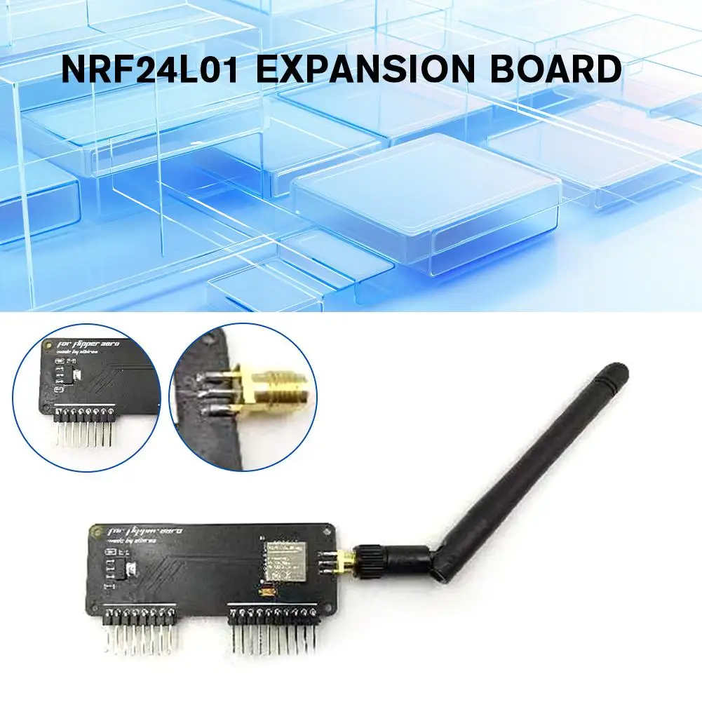 Плата расширения для Flipper Zero с высоким коэффициентом усиления Nrf24l01 2 4 ГГц NRF