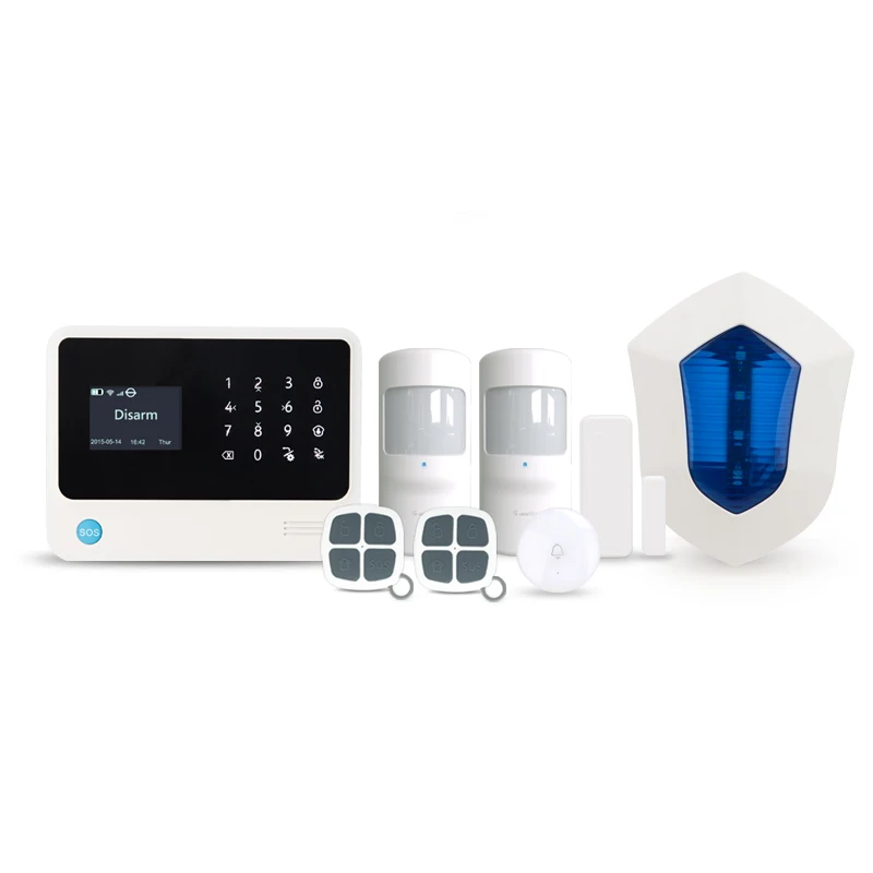 High Quality Anti Theft Wireless Home Security security Panel Wifi GSM security System Kit APP Control burglar security system