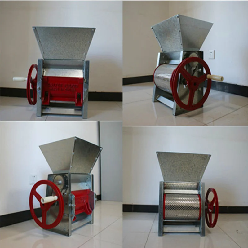 Ручная ручная машина для очистки свежих кофейных зерен шелушитель