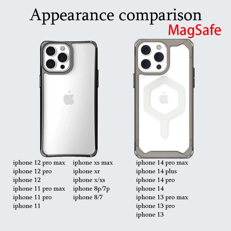 PLYO luxury For Apple iPhone 14 case plus magnetic 13 pro max 12 mini military magsafe fall proof 11 phone protective sleeve