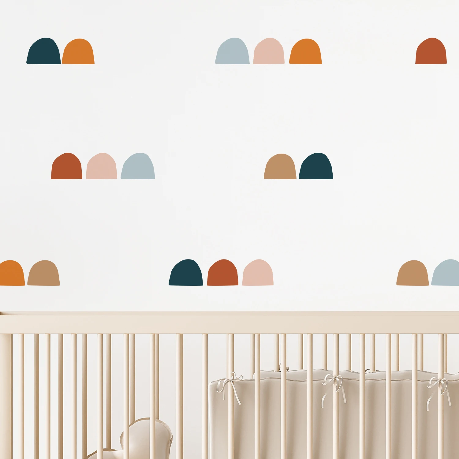 

Nordic Colorful Hill and Mountain Range Wall Stickers for Room Boho Nursery Kids Room Baby Room Baby Birthdays Home Decoration