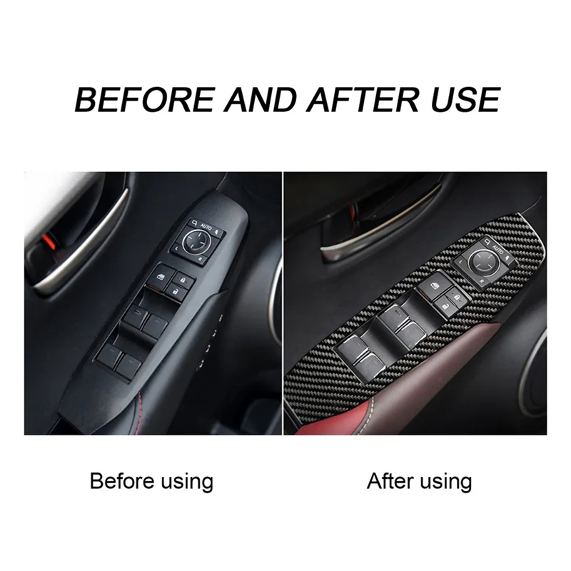 4 шт. кнопка подъема окна панель переключателя накладка для LEXUS NX 300H 200T