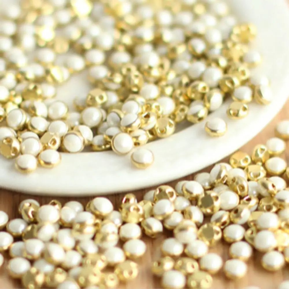 50 шт. маленькие пуговицы для кукол жемчужная пряжка