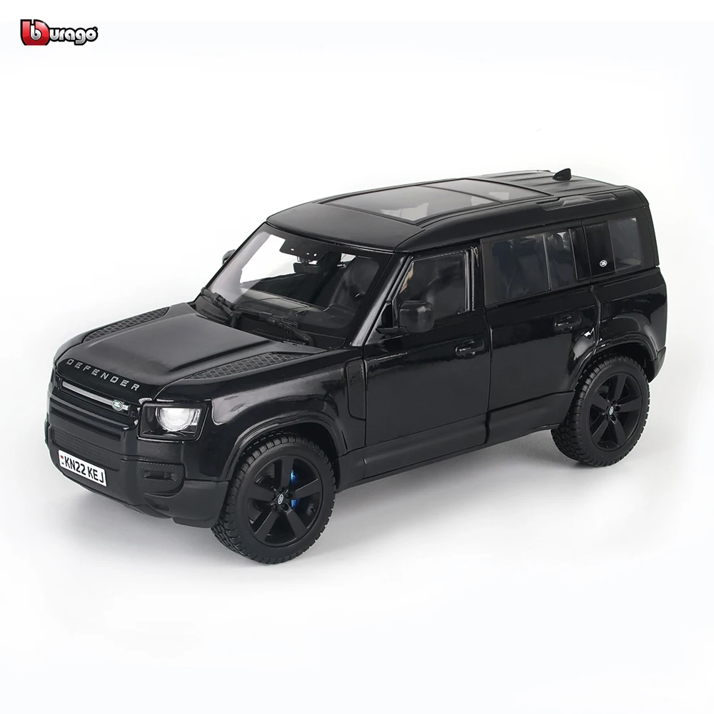 

Bburago 1:24 Land Rover Defender 2022 Black Alloy Luxury Vehicle Diecast Cars Model Toy Collection Gift Birthday Present