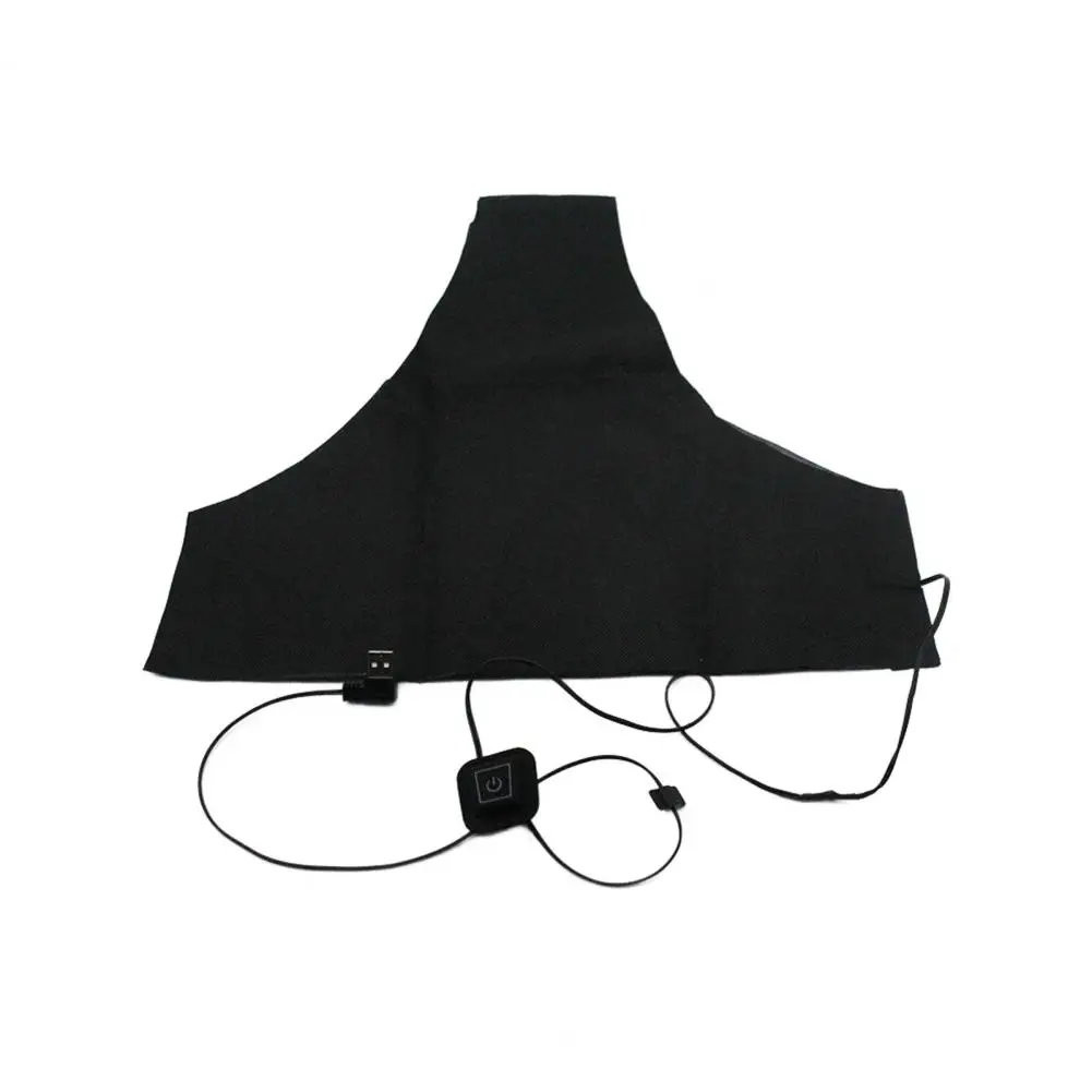 

Легкая грелка для одежды, коврик с USB-интерфейсом, проволока из сплава черного цвета, одежда для кемпинга