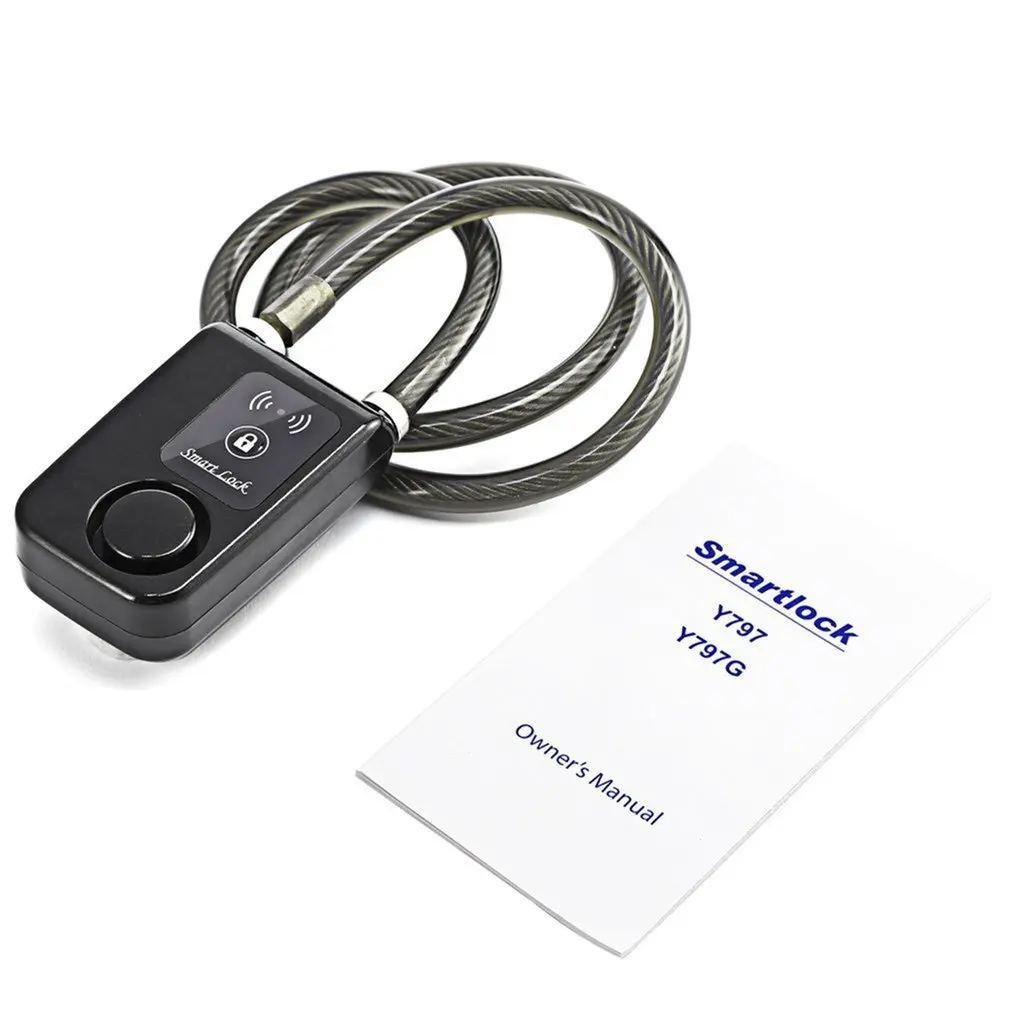 

2022 New Super Intelligent Phone APP Control Smart Alarm Lock Waterproof 110dB Alarm Bicycle Lock Outdoor Anti Theft Lock