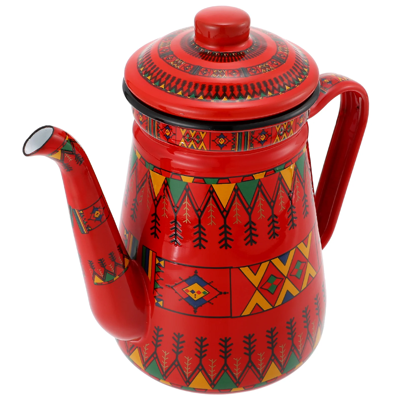 

Vintage Teakettle Kitchen Teapot Teapot Floral Ceramic Camping Outdoor Kettle Porcelain Large Teakettle