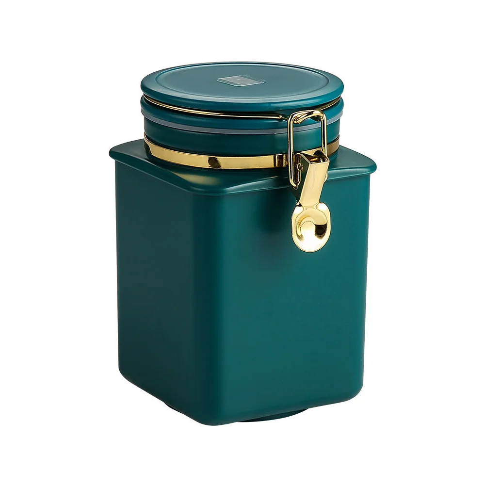 

Coffee Canister Storage Jar Container Tea Kitchen Airtight Sealed Bean Steel Canisters Set Loose Tank Pantry Airscape Snack