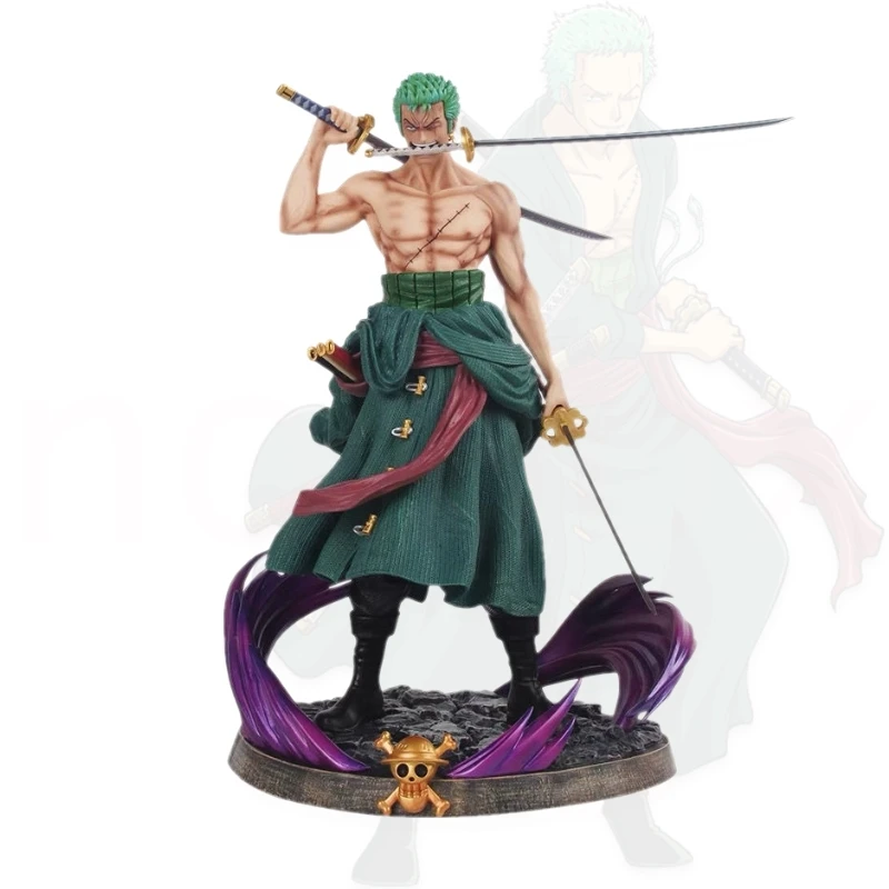 

Toy Head Interchangeable One Piece Figure Big Model 26cm Anime Box Japan Bandai Original Huge Dream Statue Pvc Action Zorro Toys