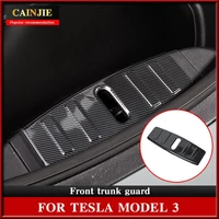 model3 car front engine trunk box luggage bumper panel for tesla model 3 accessories 2017 2022 custom fit front box protection