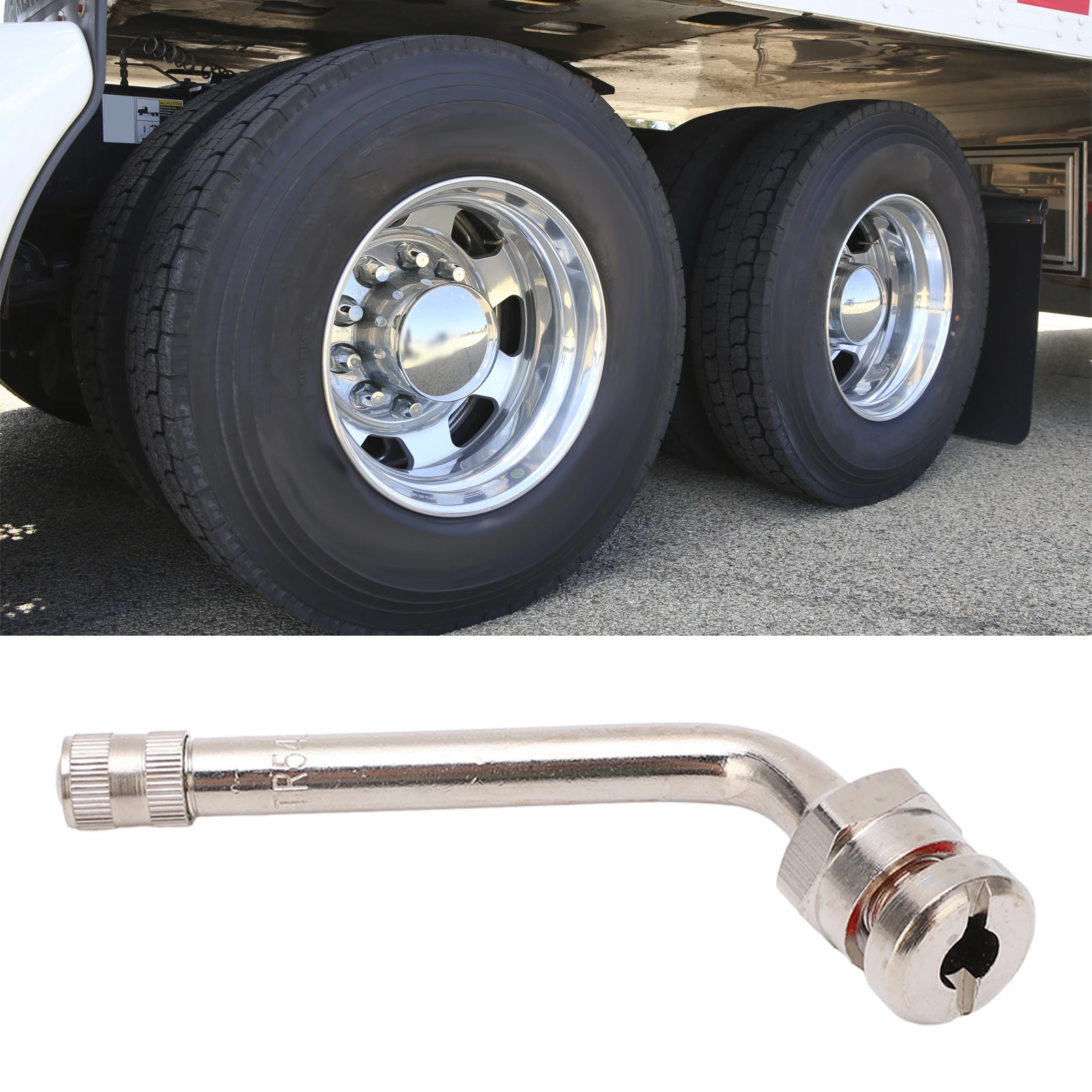 Алюминиевый шток клапана TR545D для коммерческих шин 60 градусов 24 5 дюйма подходит