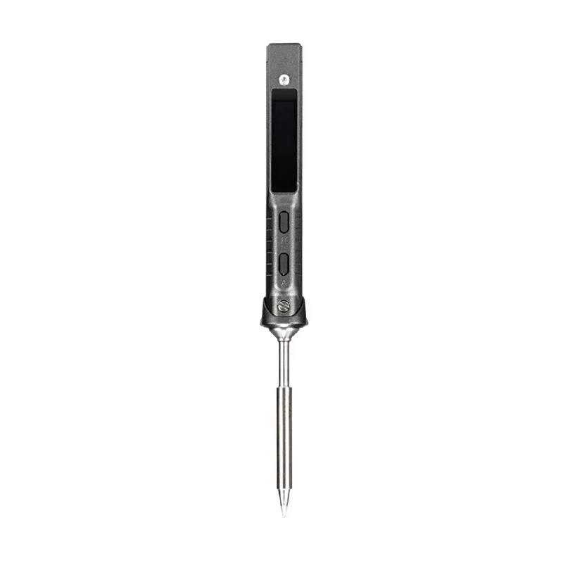 Фото Паяльник электрический MINIWARE TS101 65W Mini USB с регулировкой температуры, цифровая паяльная станция, наконечники B2 BC2 TS-I, обновленная версия TS100 №2
