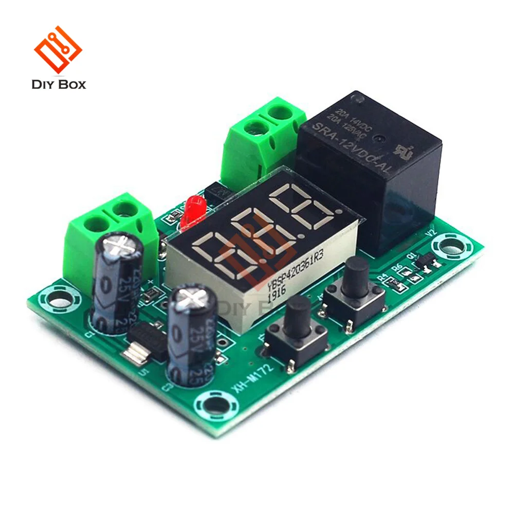 

Прерывистый Рабочий модуль 12 В постоянного тока, 0-999 минут, модуль работы с таймером, плата управления переключателем выходного сигнала пре...