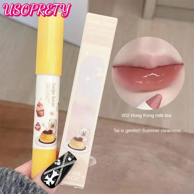 

Lip Contouring Red Lip Tint Non-stick Cup Lipgloss Waterproof Soft Mist Lip Glaze Lips Makeup Moisturizing Lipstick Pen 6 Color