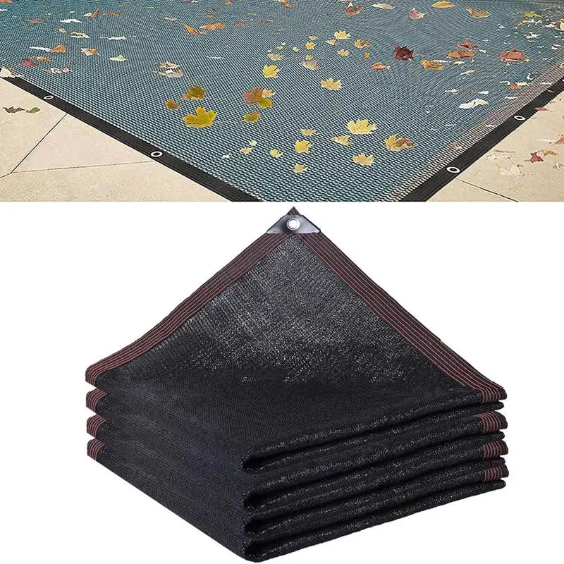 

Mesh Screen Pool Cover Rectangular Leaf Net In Ground Pool Cover Pool Leaf Net Cover Makes Clean-Up Fast Versatile Durable Keeps