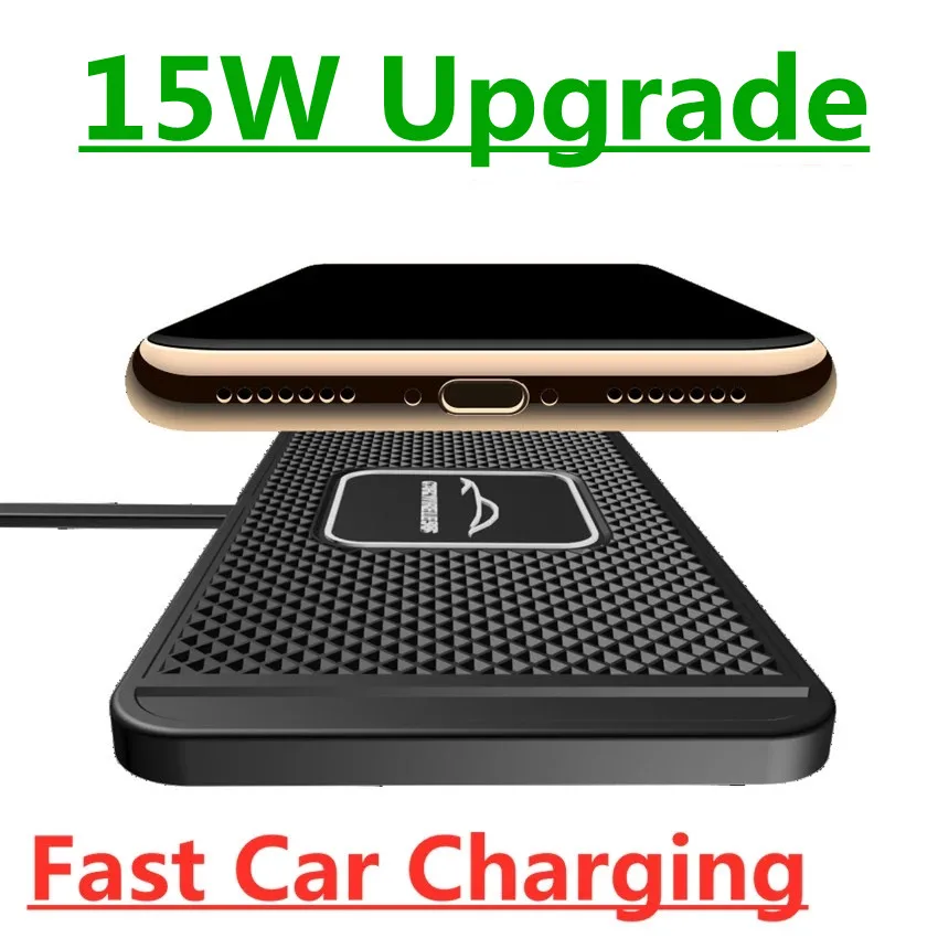 

15W QI Wireless Charger Car Charger Wireless Charging Dock Pad For iPhone 13 12 11 Pro Max Samsung S9 S8 Fast Phone Car Chargers