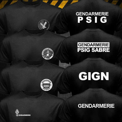 

Мужская футболка с надписью «Gendarmerie PSIG GIGN»