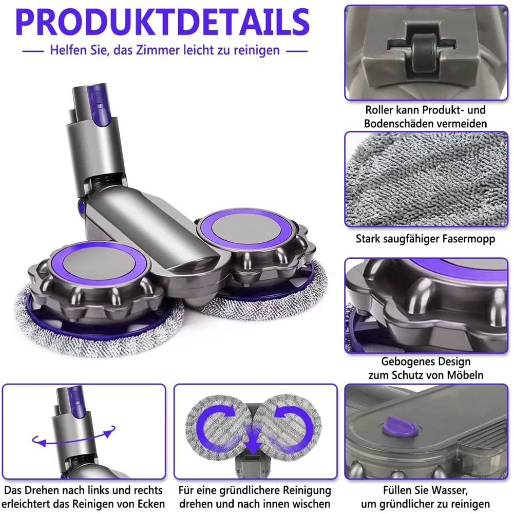 

Беспроводная Детская щетка-насадка для Dyson V7 V8 V10 V11 V15