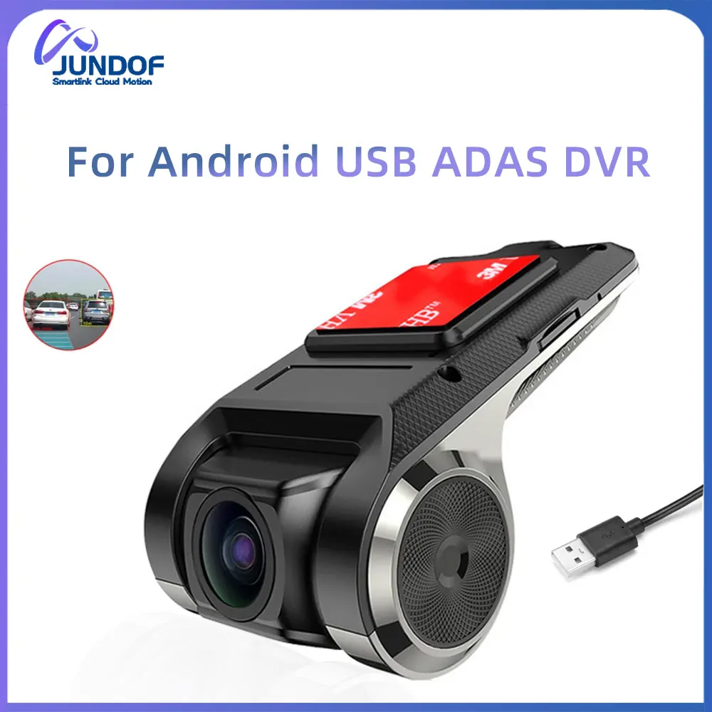 

JUNDOF Dash Cam ADAS Car DVR For Car DVD Android Player Navigation Dashcam DVRs Video HD 720P USB TF Card 16G/32G Auto Recorder