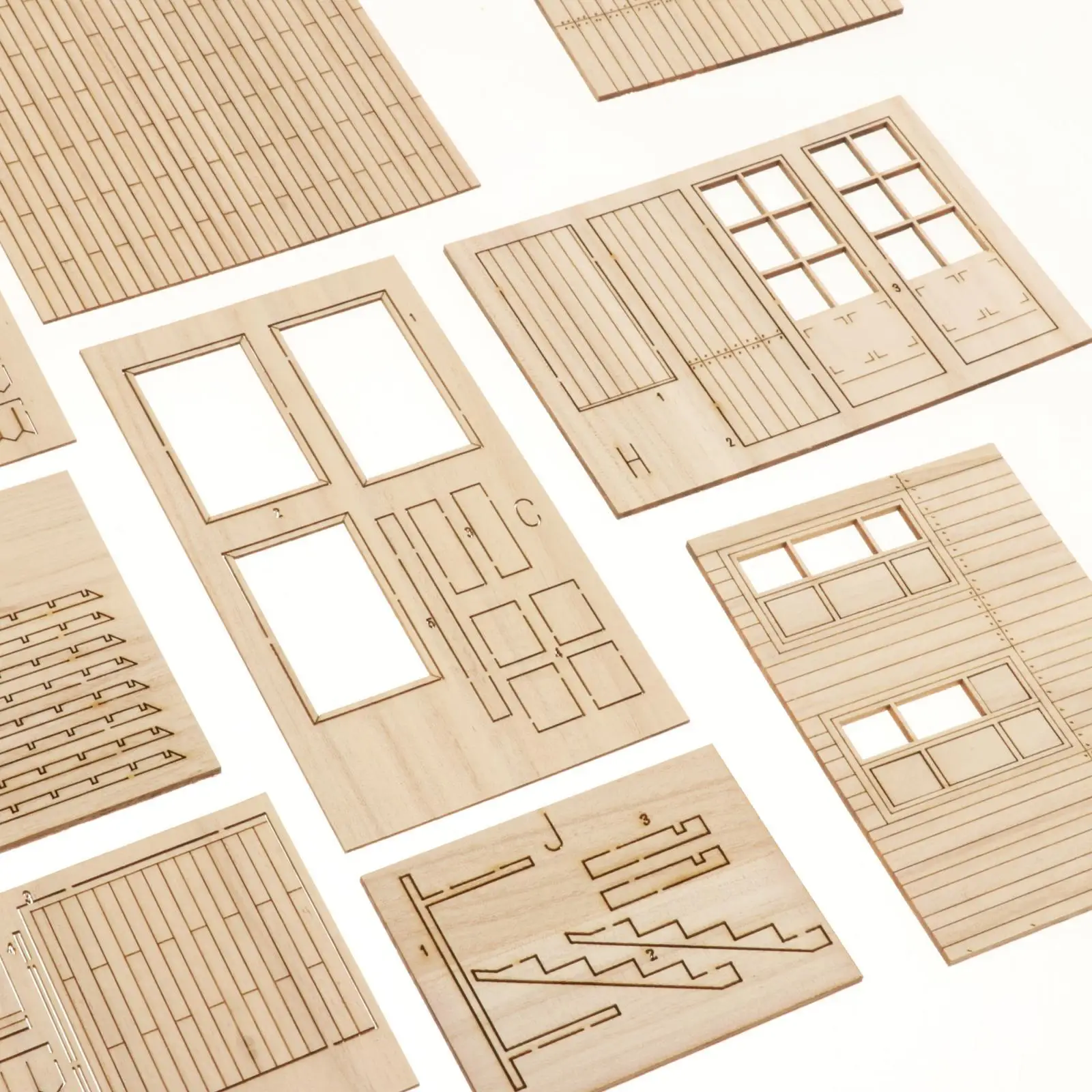 3D пазлы несобранная модель деревянная европейская архитектура Масштаб 1:35 руины
