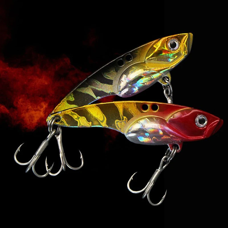 

3D Eyes Metal Vib Blade Lure Sinking Vibration Baits Artificial Vibe For Bass Pike Perch Fishing Lure
