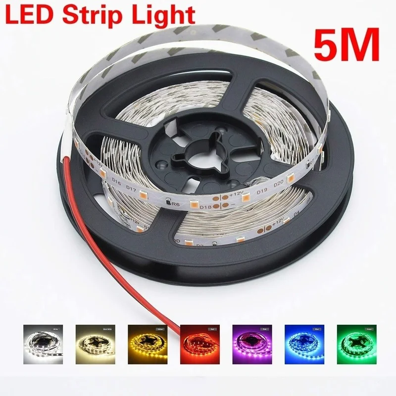 

5m LED Strip Light 16ft Flexible 12V 300LEDs Home Decoration Christmas Party Wire Tape Halloween Decorations