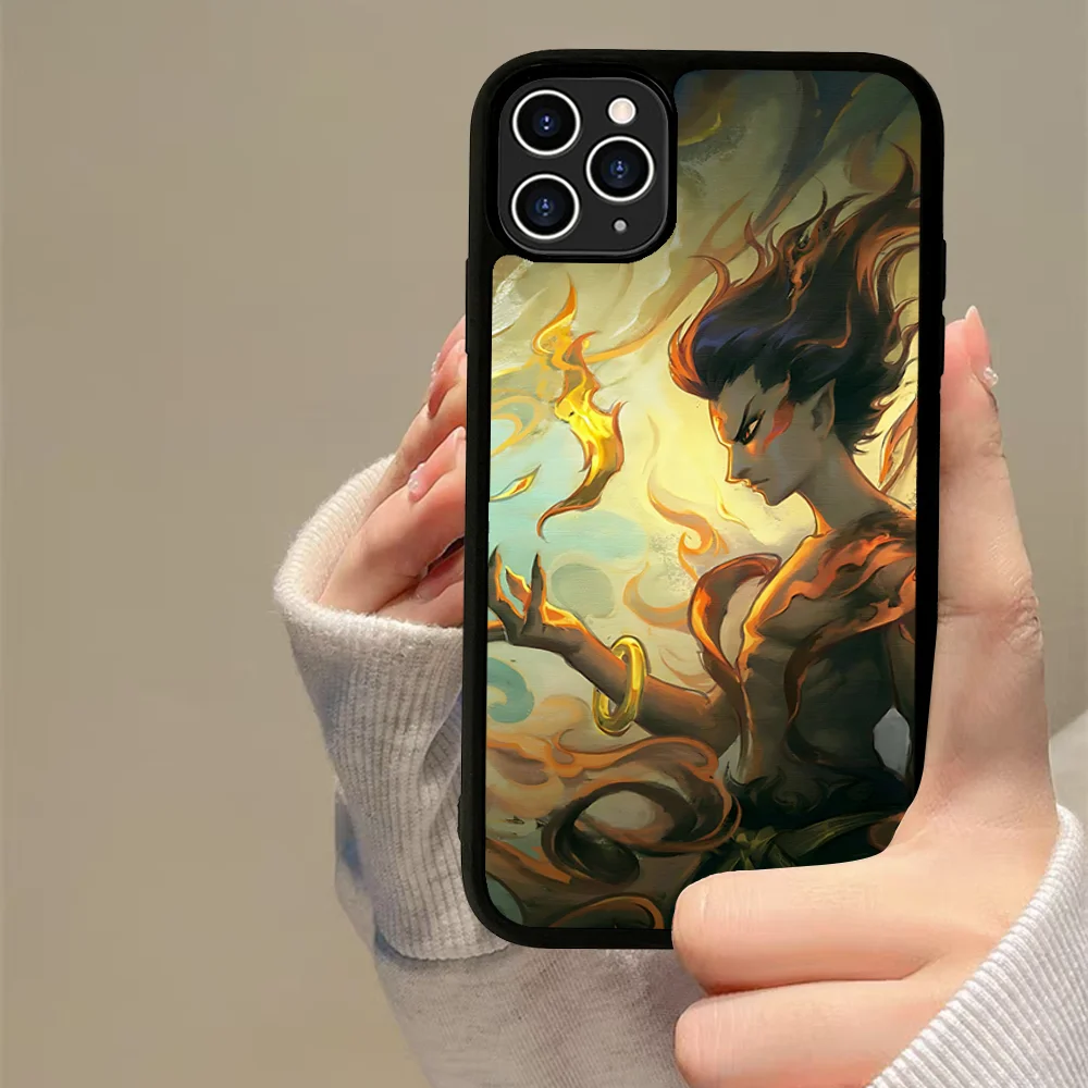 Хит фильм Nezha B-Birth Of The DD-emon детский чехол для телефона из силикона ПК + ТПУ IPhone 11 12 13