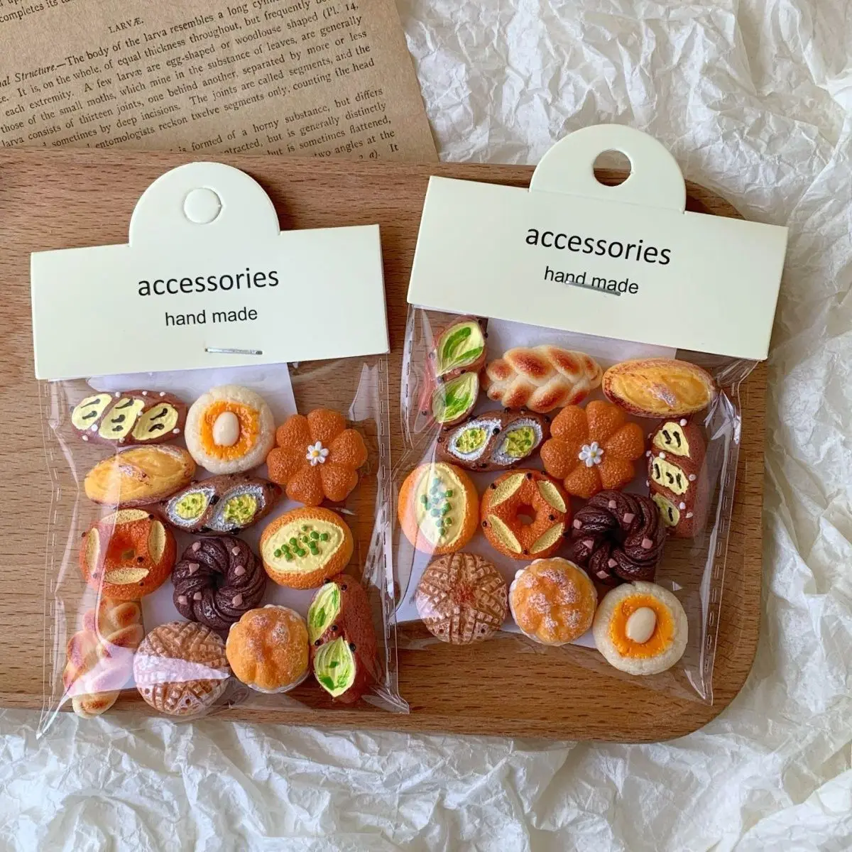 

Магниты для холодильника из смолы, набор французской еды