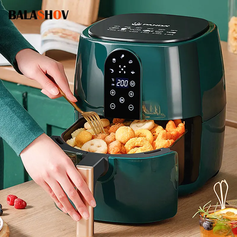 6l 4.5l Automatic Large Capacity Without Oil Household Multi 360°baking Led Touchscreen Deep Fryer