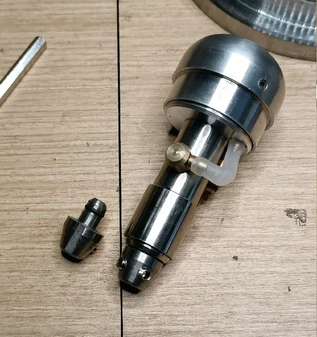 

Пневматический толкающий нож, гравировка по металлу Lindsay, гравированная золотая ручка, модель со стандартной головкой и сменным ручным управлением