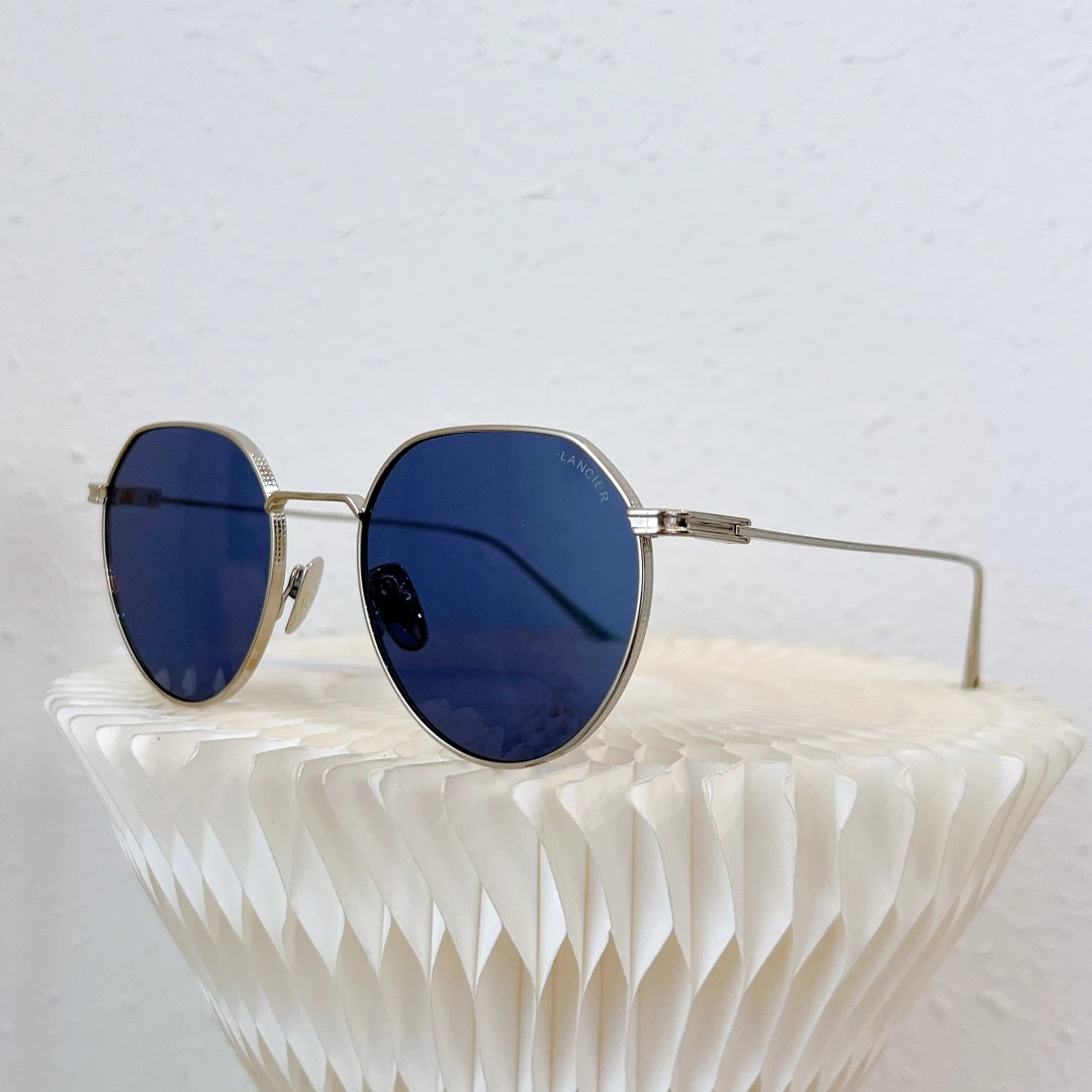 

Original Factory LANCIER DLX-420A Series Premium Anti-Reflect Blue Lenses Men Women Sunglasses Trendy Casual Couple Eyewear