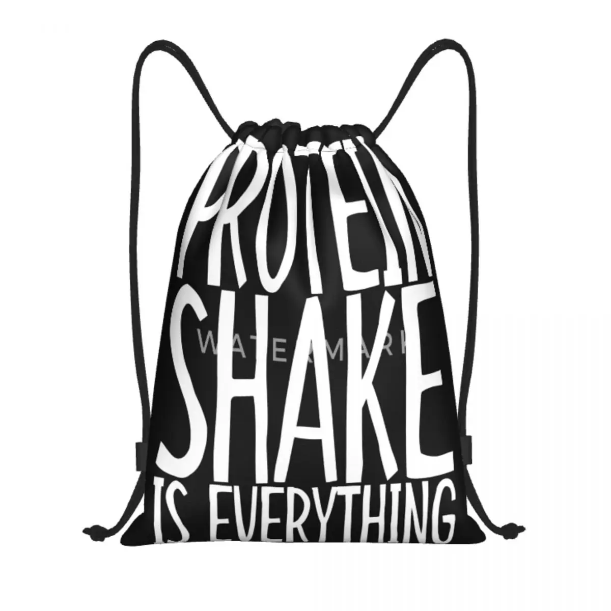 

Сумки на шнурке Protein Shake Is All, рюкзак с регулируемыми лямками и сумкой на шнурке, универсальный стиль унисекс