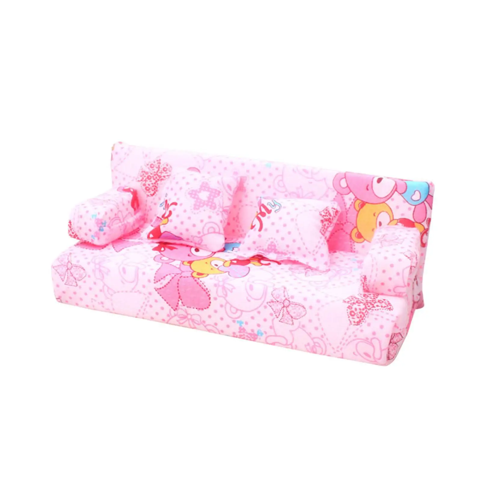 

1:12 Scale Miniature Fittings Cartoon Dollhouse Sofa Furniture for Children