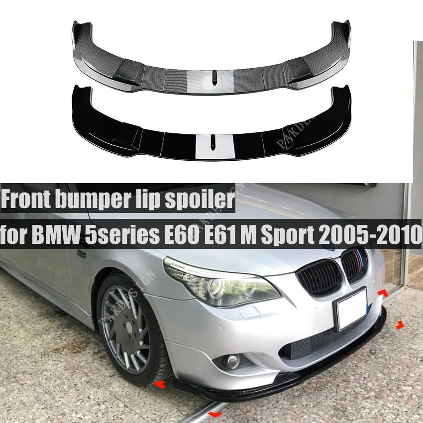 Сплиттер для переднего бампера BMW E60 E61 5 Series 525i 530i 540i 550i M Sport 2005-2010