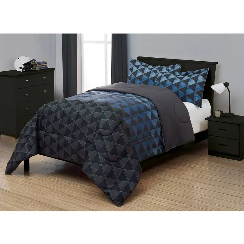 

Generation 3 Piece Comforter and Sham Set, Grey and , Full/Queen