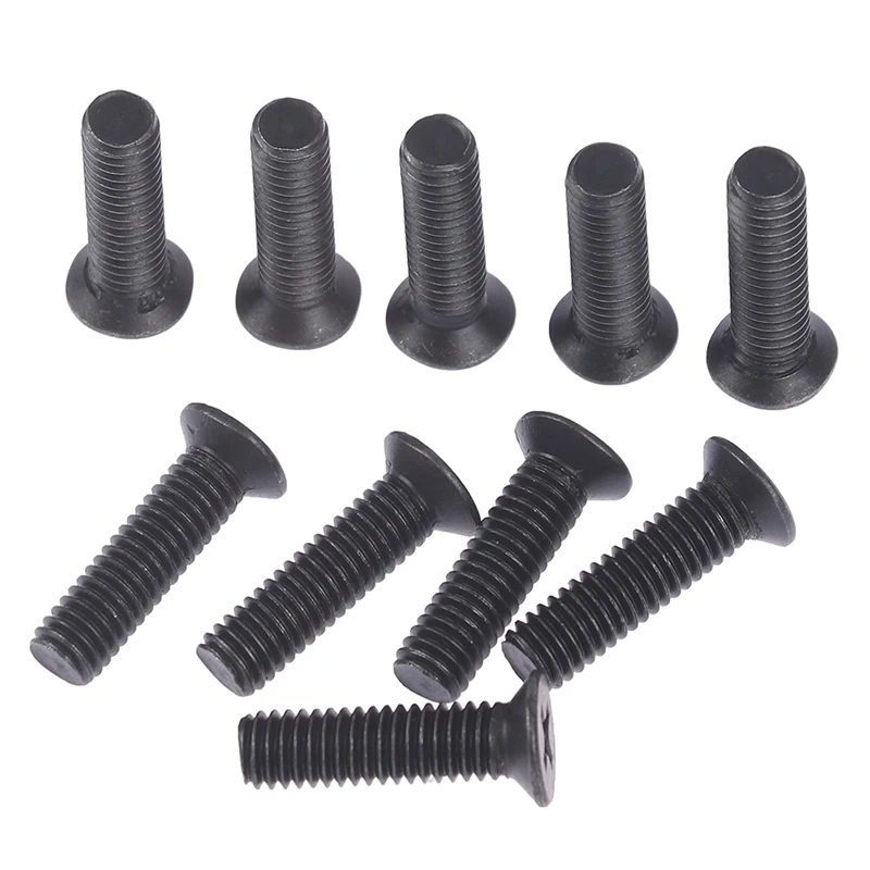 10 шт. крепежный винт M5 * 20 мм M6 22 с левой резьбой для 1/4 ''UNF 3/8'' UNF